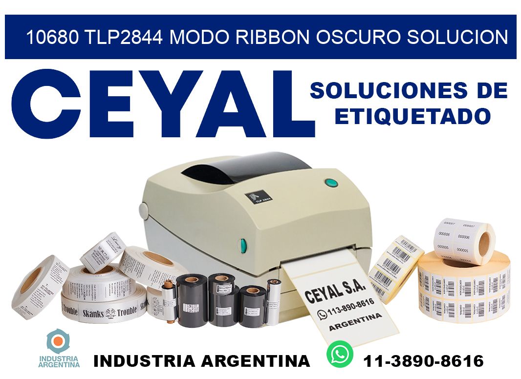 10680 tlp2844 modo ribbon oscuro solucion