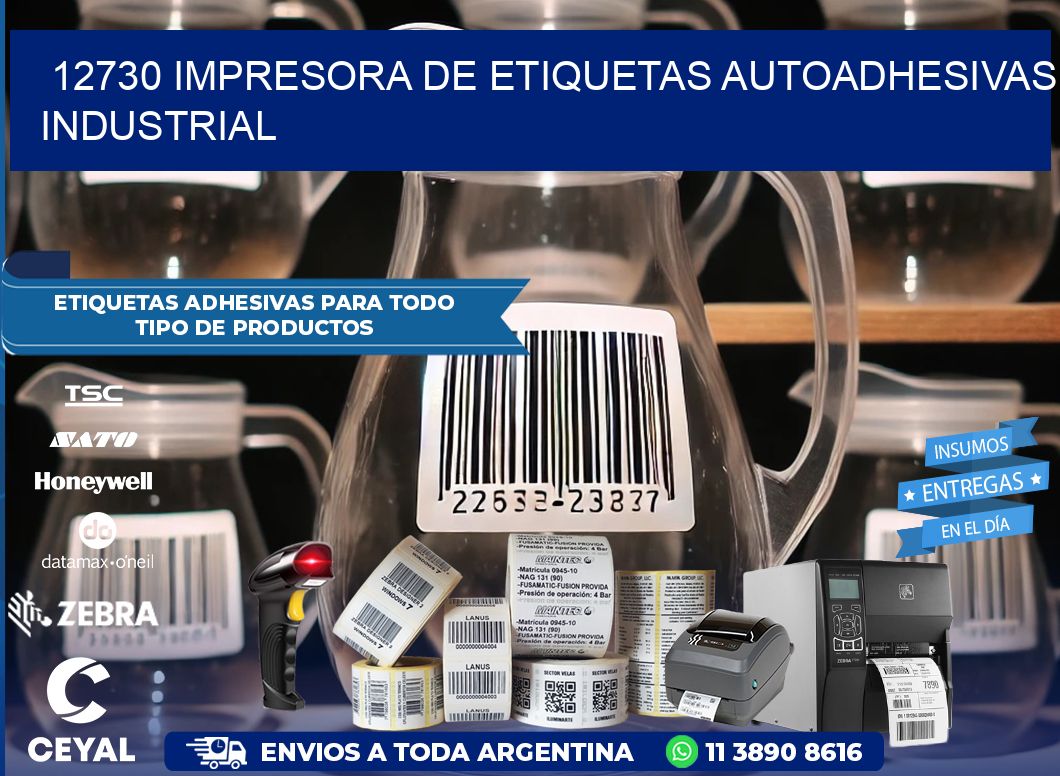 12730 Impresora de etiquetas autoadhesivas industrial