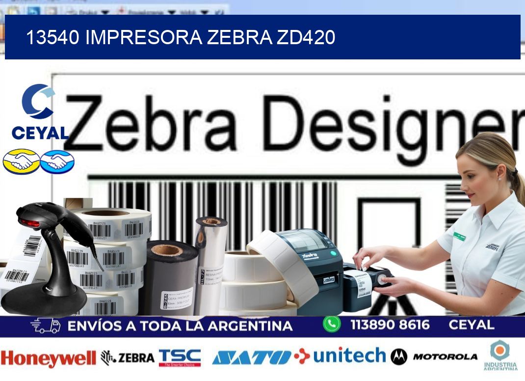 13540 Impresora Zebra ZD420