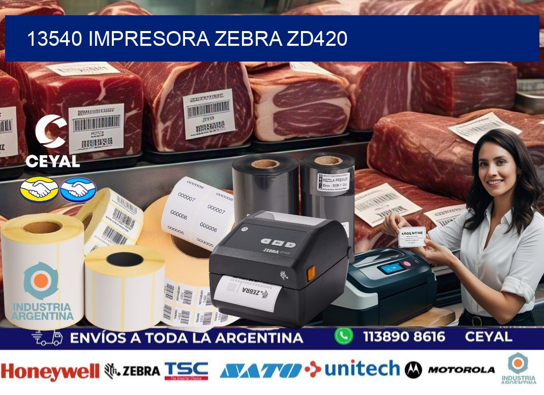 13540 Impresora Zebra ZD420