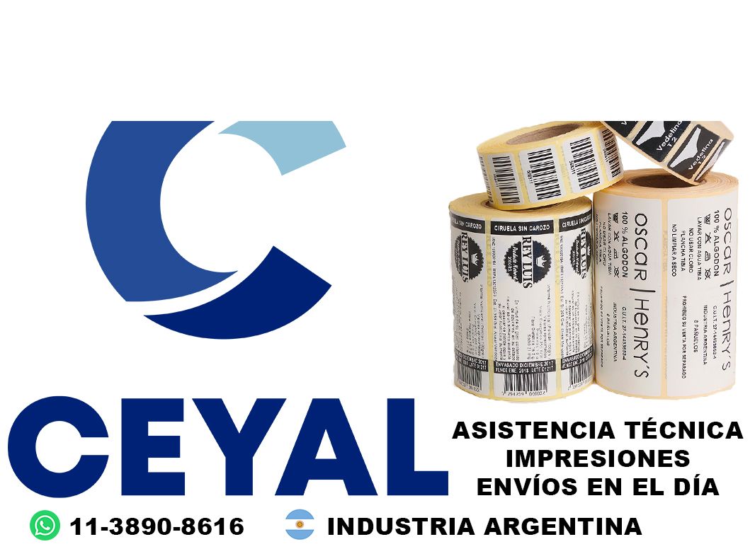 14455 impresora de etiquetas térmicas para ropa