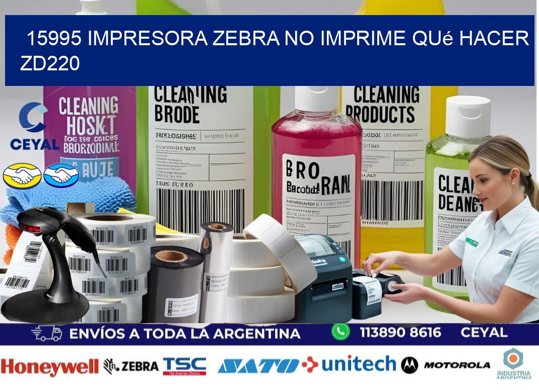 15995 impresora zebra no imprime qué hacer ZD220