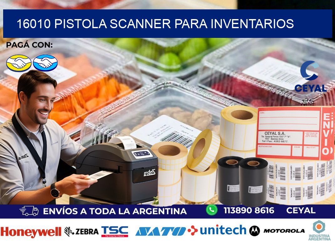 16010 Pistola Scanner para inventarios