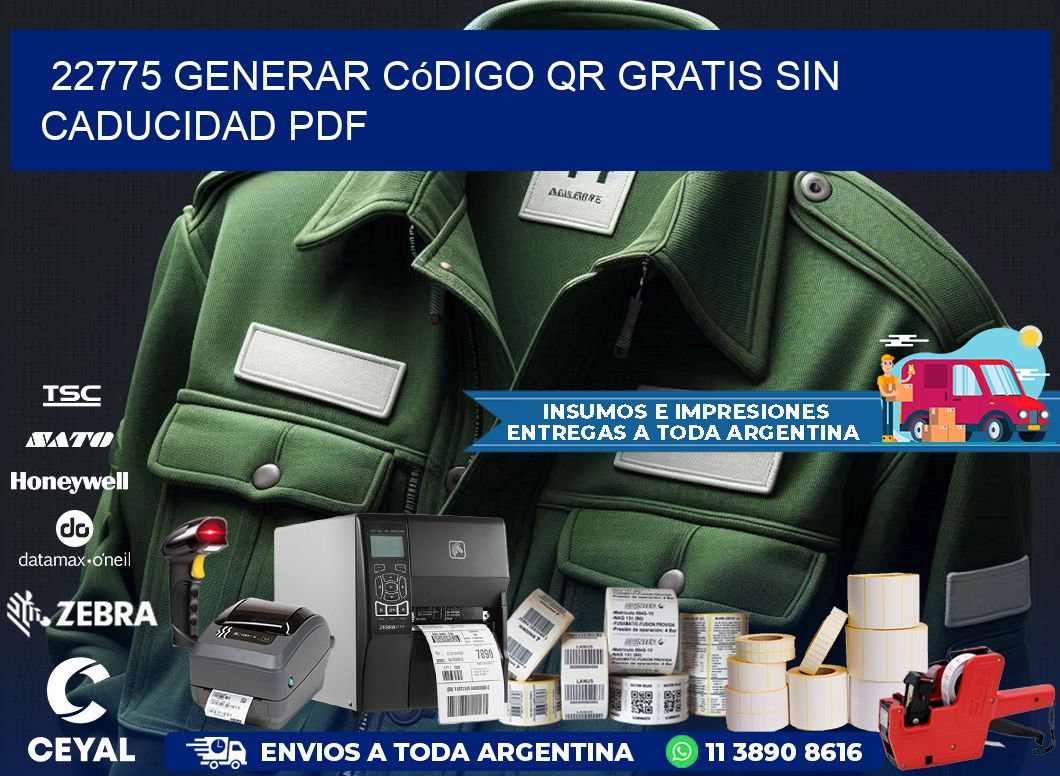 22775 Generar código QR gratis sin caducidad PDF