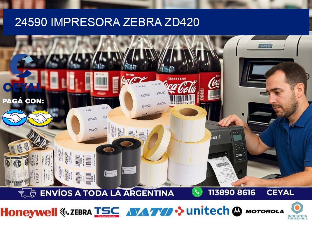 24590 Impresora Zebra ZD420