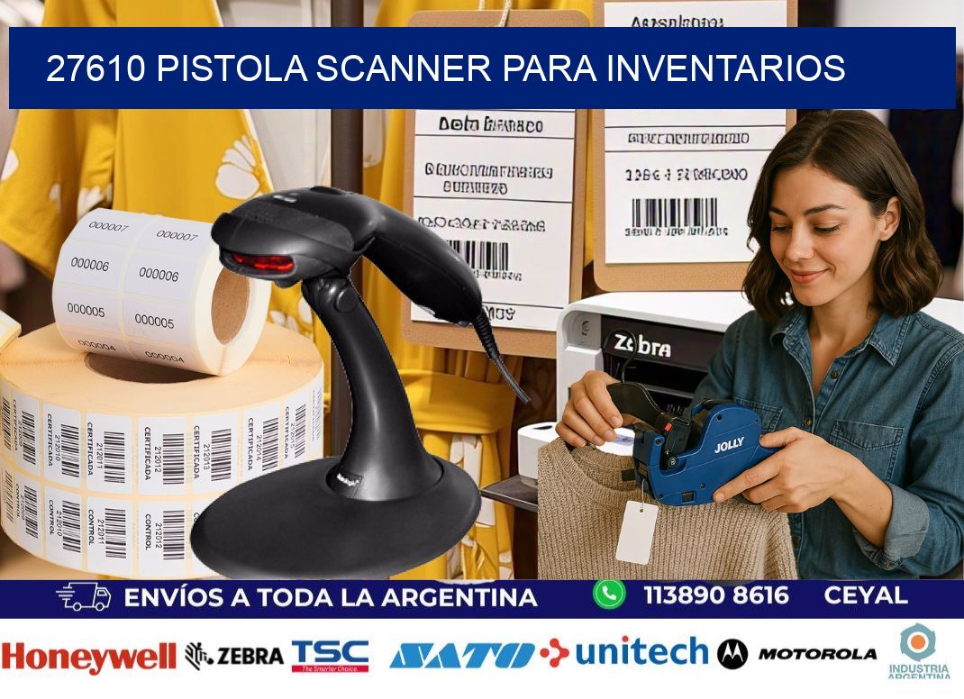 27610 Pistola Scanner para inventarios