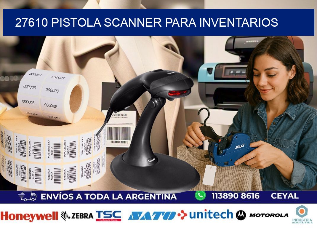 27610 Pistola Scanner para inventarios