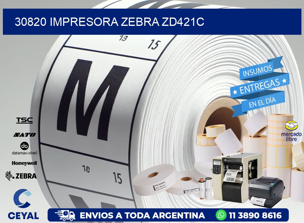 30820 Impresora Zebra zd421c