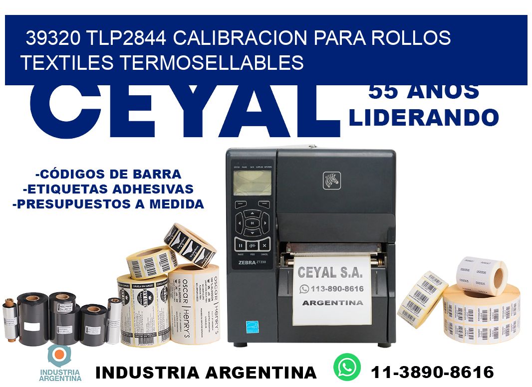 39320 tlp2844 calibracion para rollos textiles termosellables