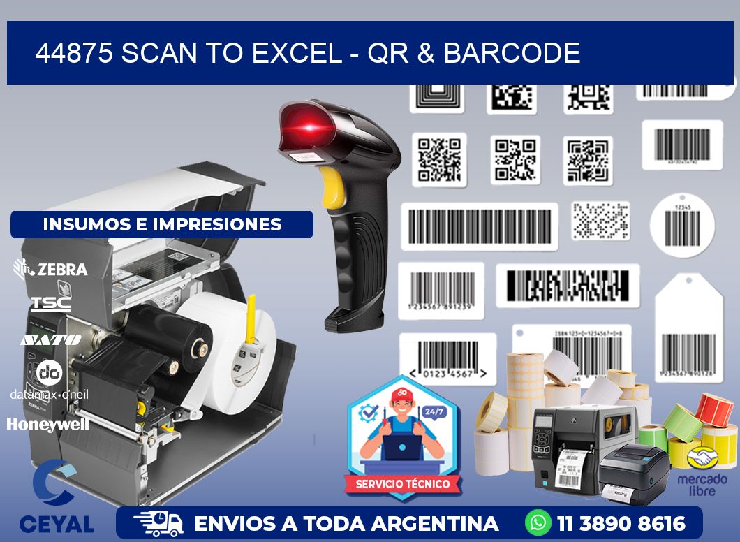 44875 Scan to Excel - QR & Barcode