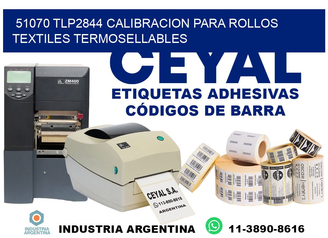 51070 tlp2844 calibracion para rollos textiles termosellables