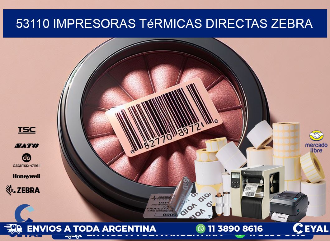 53110 impresoras térmicas directas zebra
