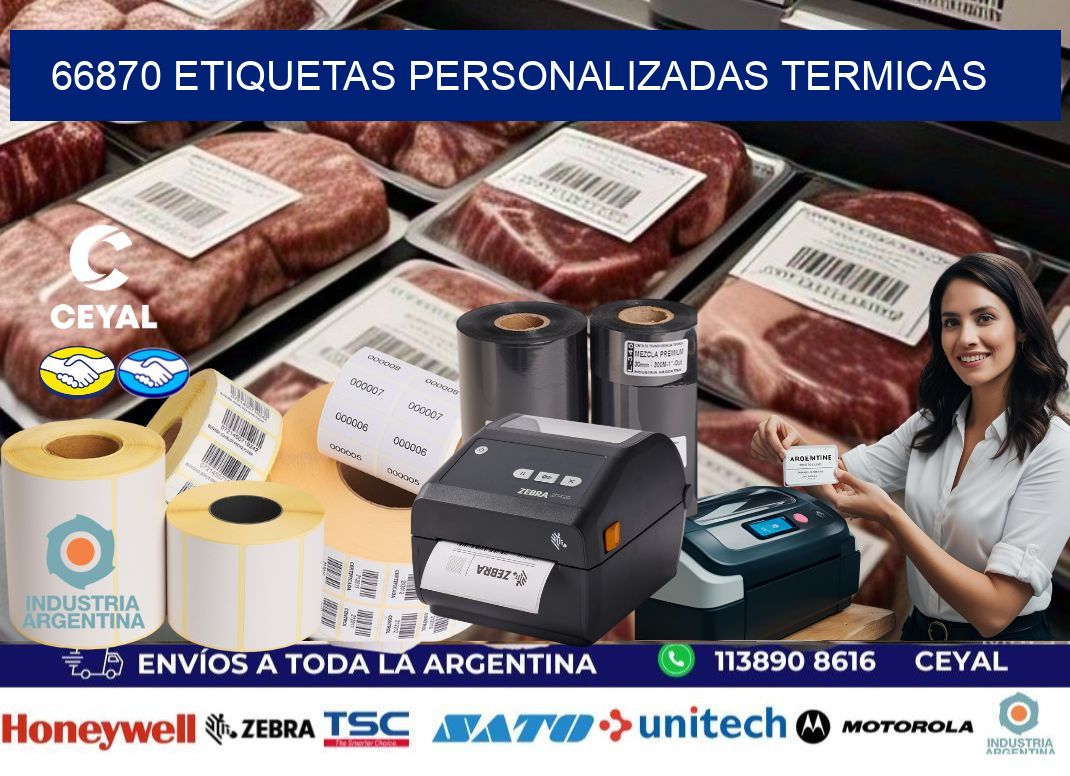 66870 Etiquetas personalizadas termicas