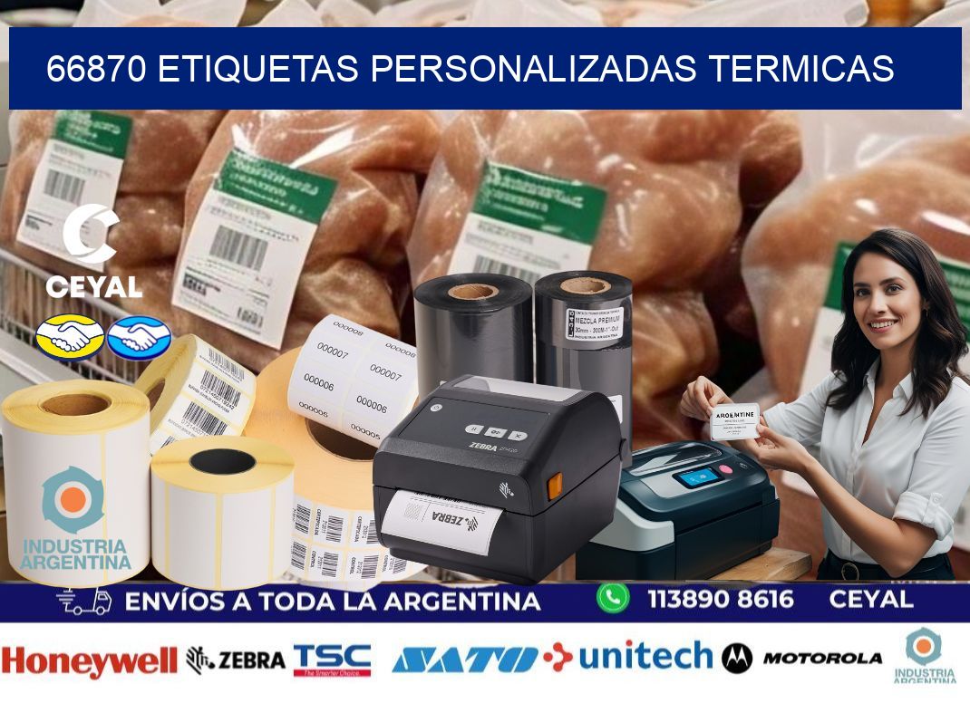 66870 Etiquetas personalizadas termicas