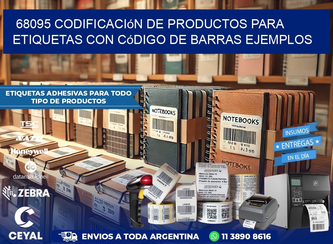 68095 Codificación de productos para etiquetas con código de barras ejemplos