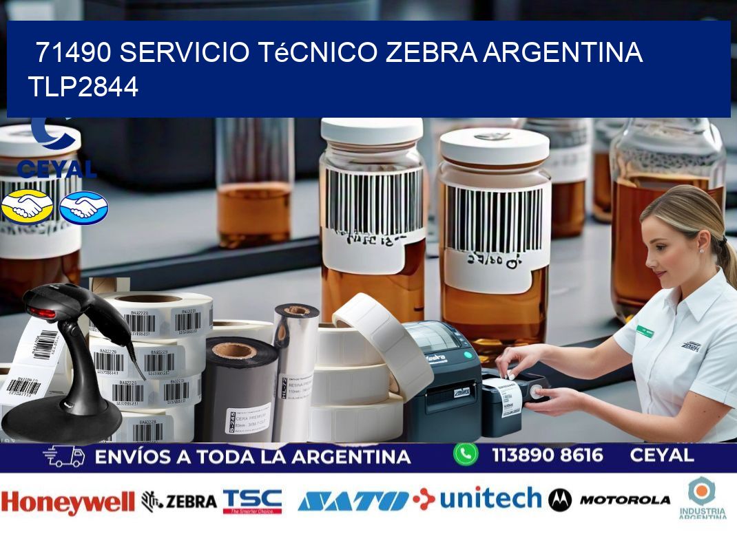 71490 servicio técnico zebra argentina TLP2844