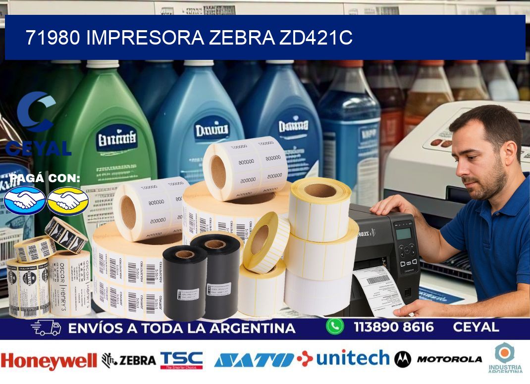 71980 Impresora Zebra zd421c