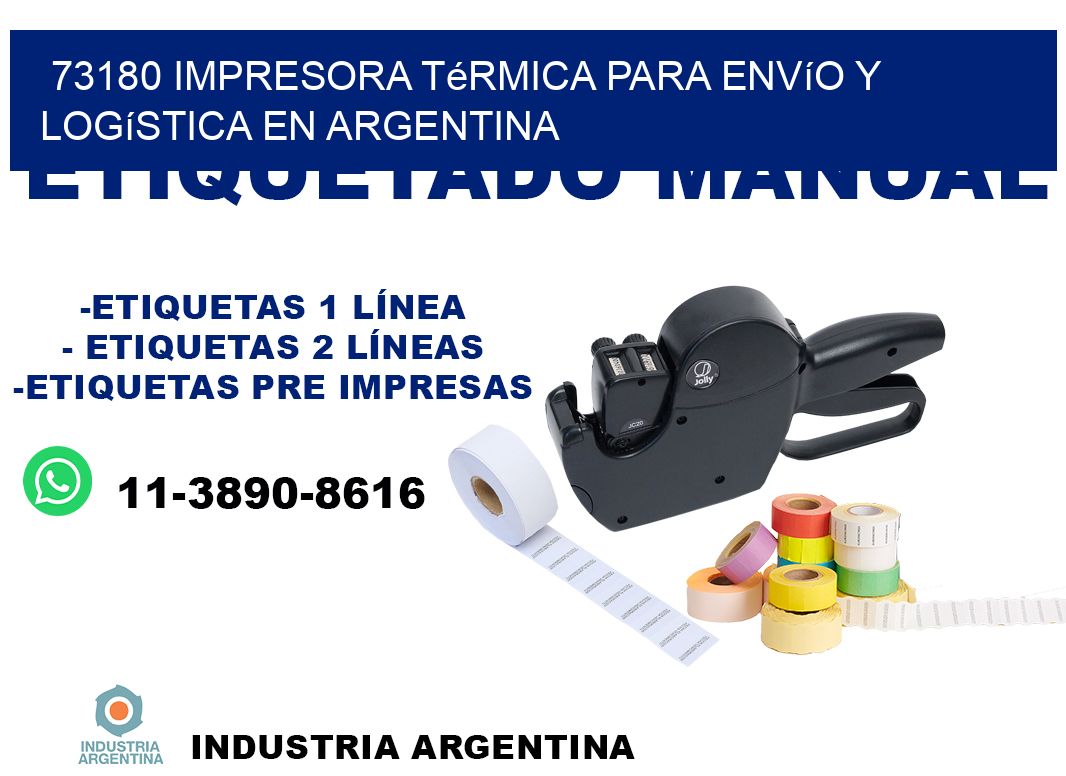 73180 impresora térmica para envío y logística en Argentina