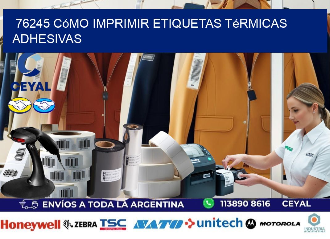 76245 cómo imprimir etiquetas térmicas adhesivas