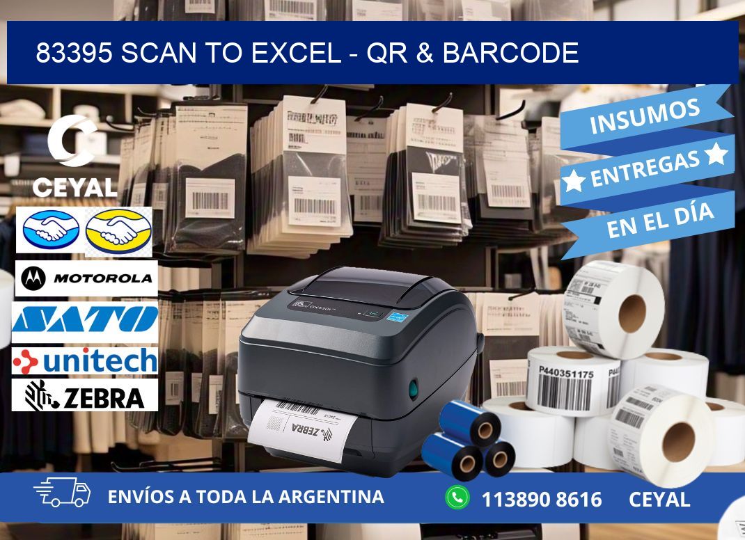 83395 Scan to Excel - QR & Barcode