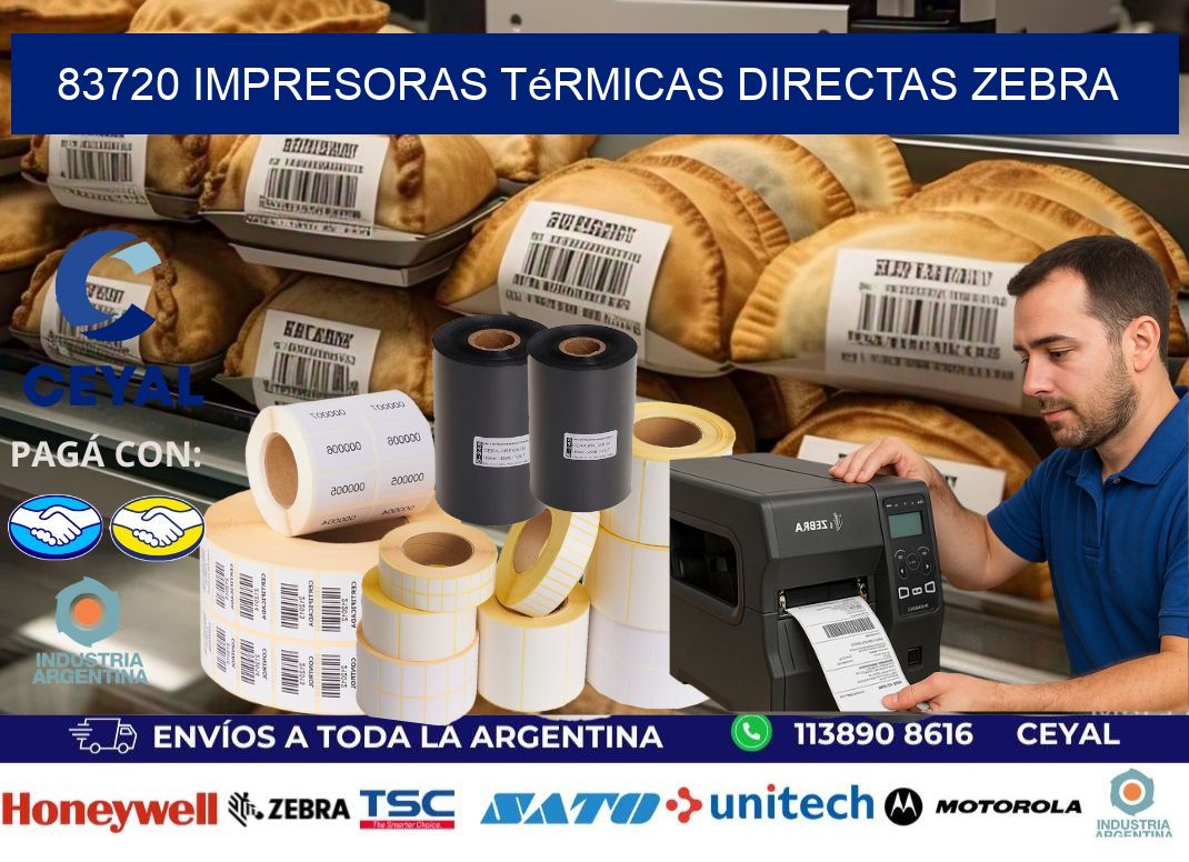 83720 impresoras térmicas directas zebra
