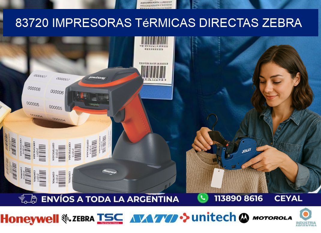 83720 impresoras térmicas directas zebra