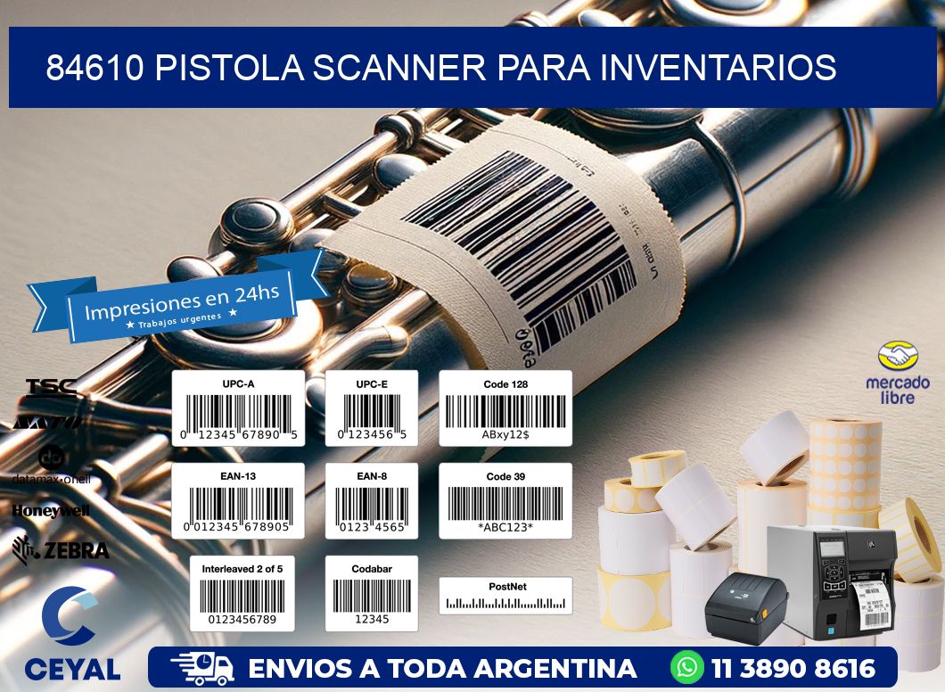 84610 Pistola Scanner para inventarios