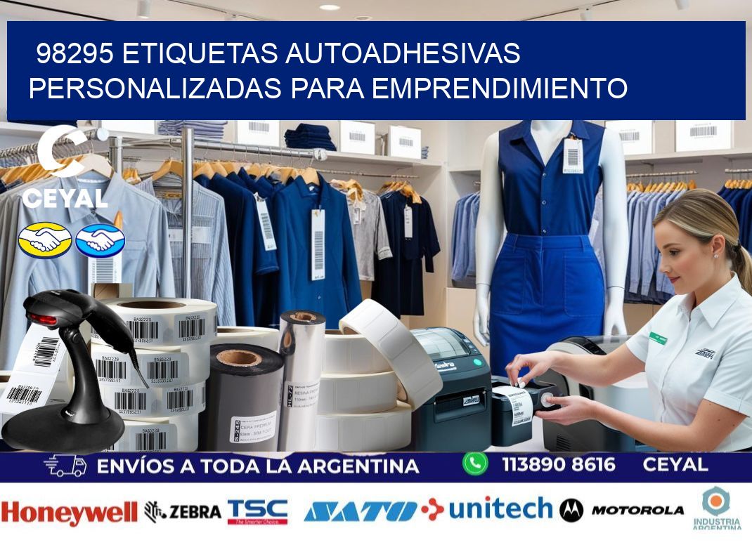 98295 etiquetas autoadhesivas personalizadas para emprendimiento