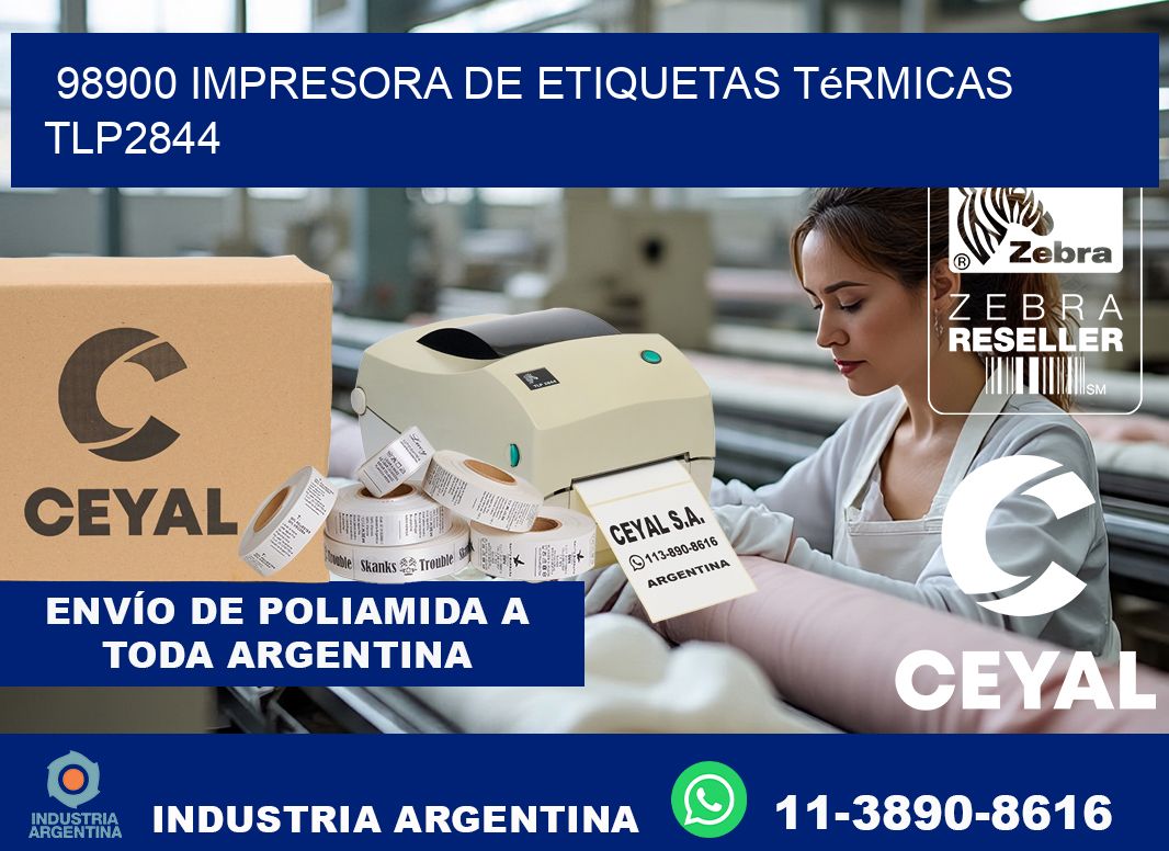 98900 Impresora de etiquetas térmicas TLP2844