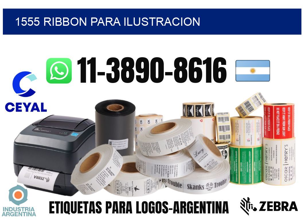 1555 ribbon para ilustracion