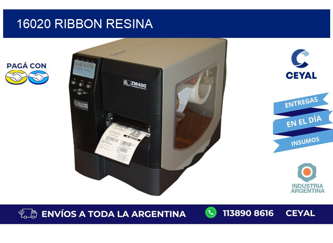 16020 ribbon resina