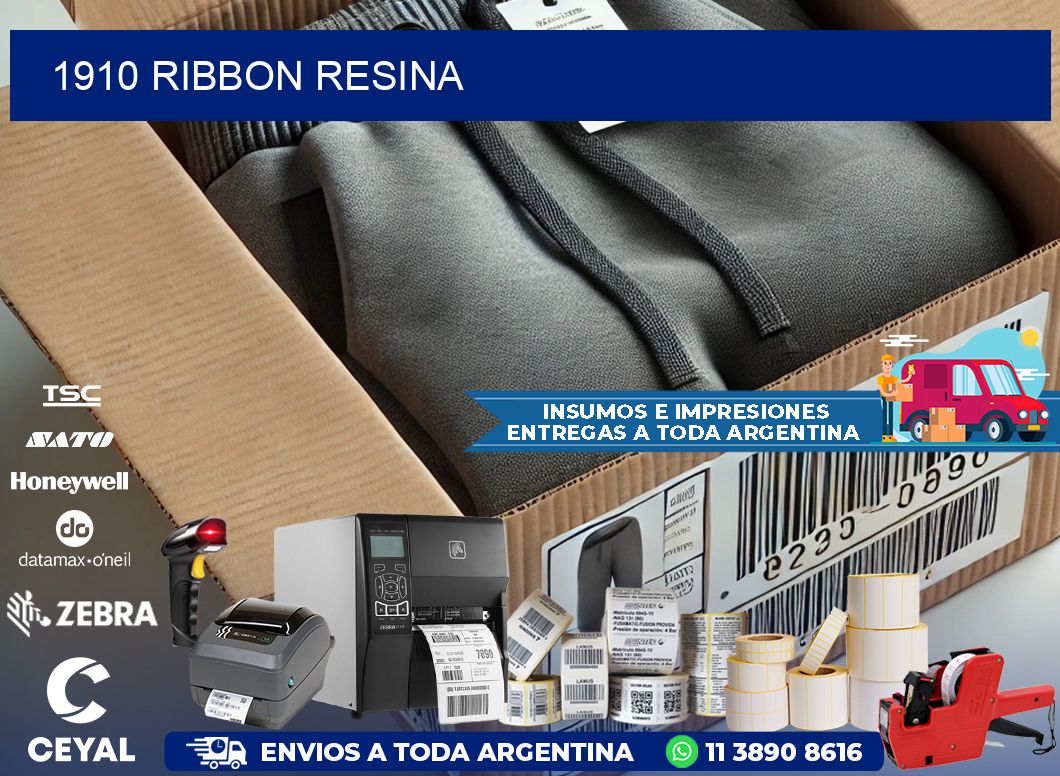 1910 ribbon resina