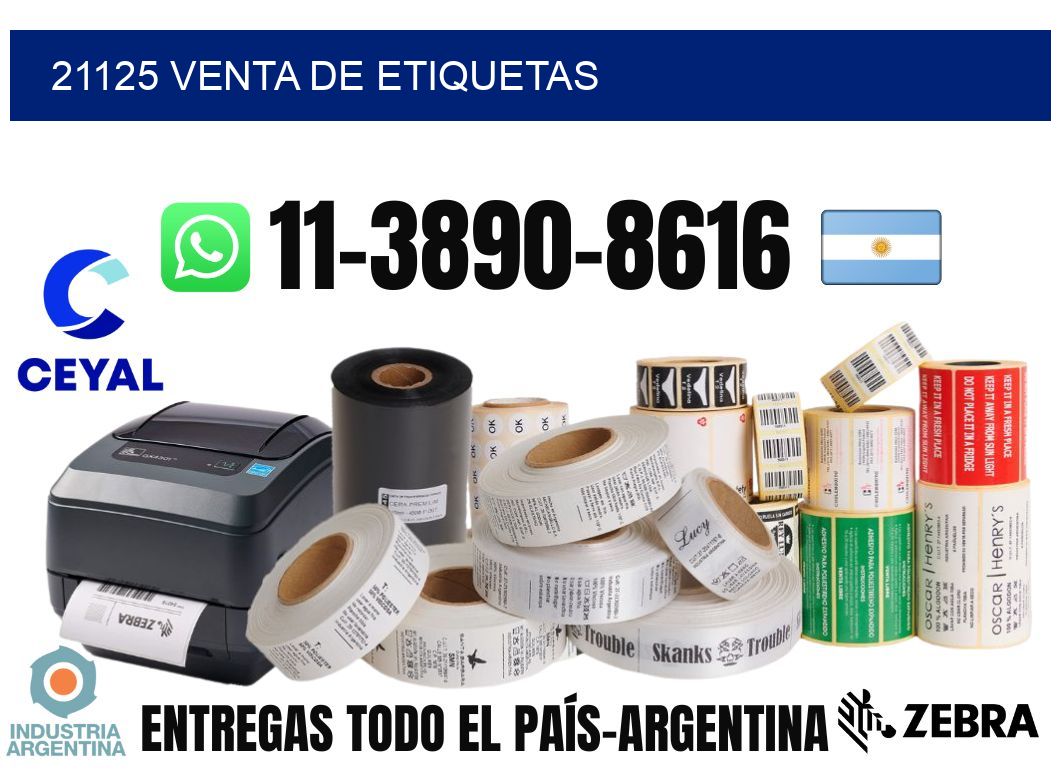 21125 venta de etiquetas