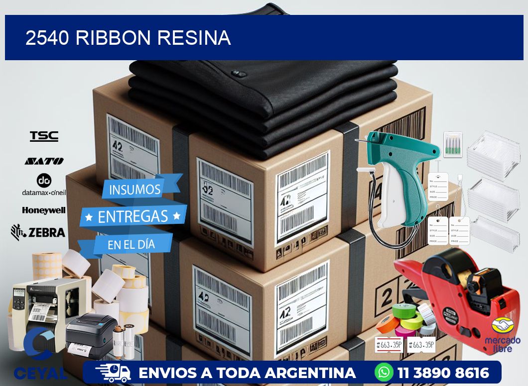 2540 ribbon resina