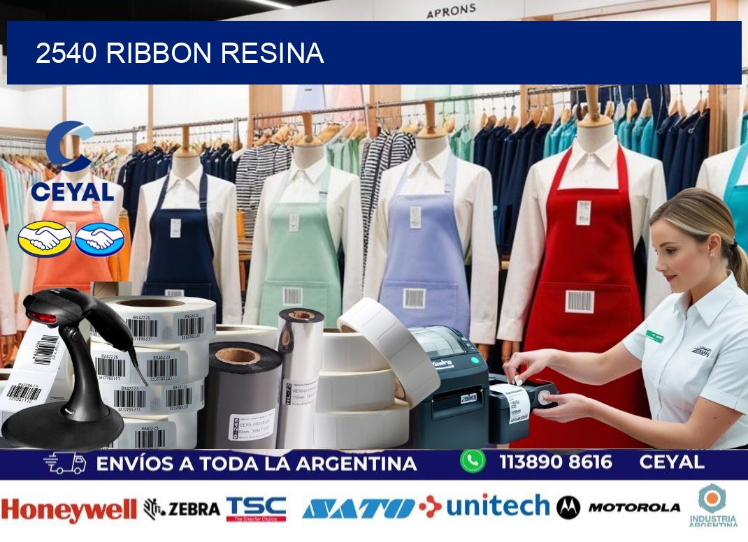 2540 ribbon resina
