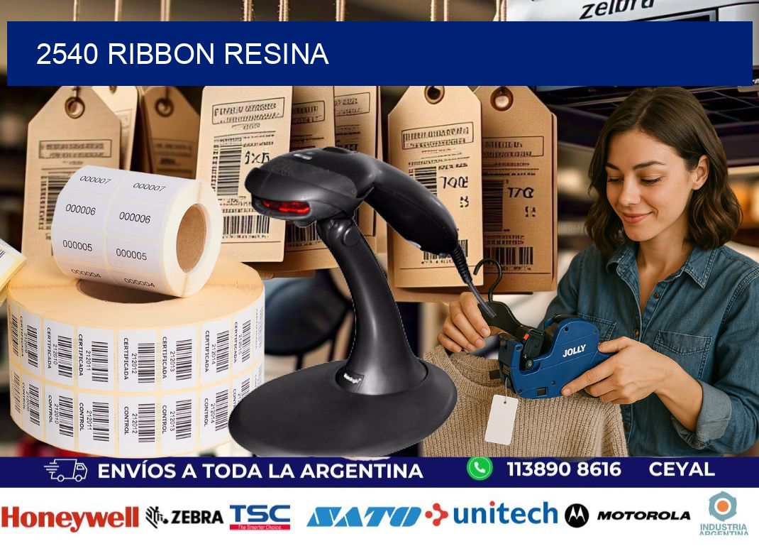 2540 ribbon resina