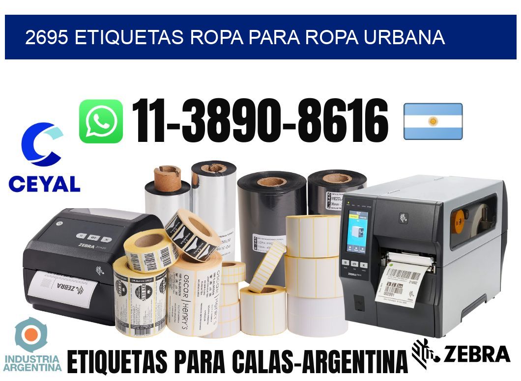 2695 Etiquetas ropa para ropa urbana