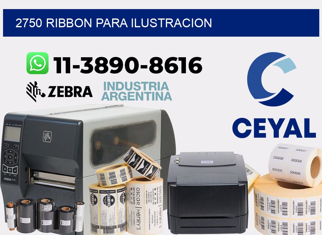 2750 ribbon para ilustracion