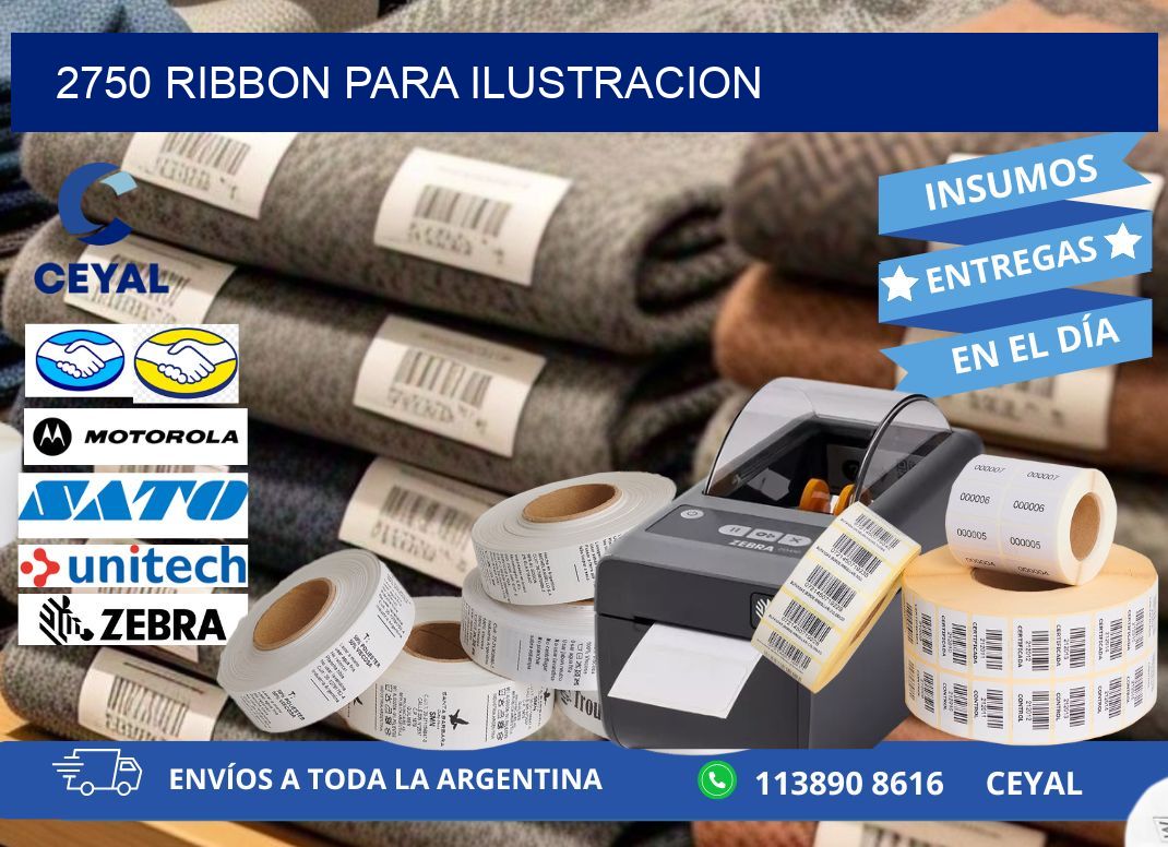 2750 ribbon para ilustracion