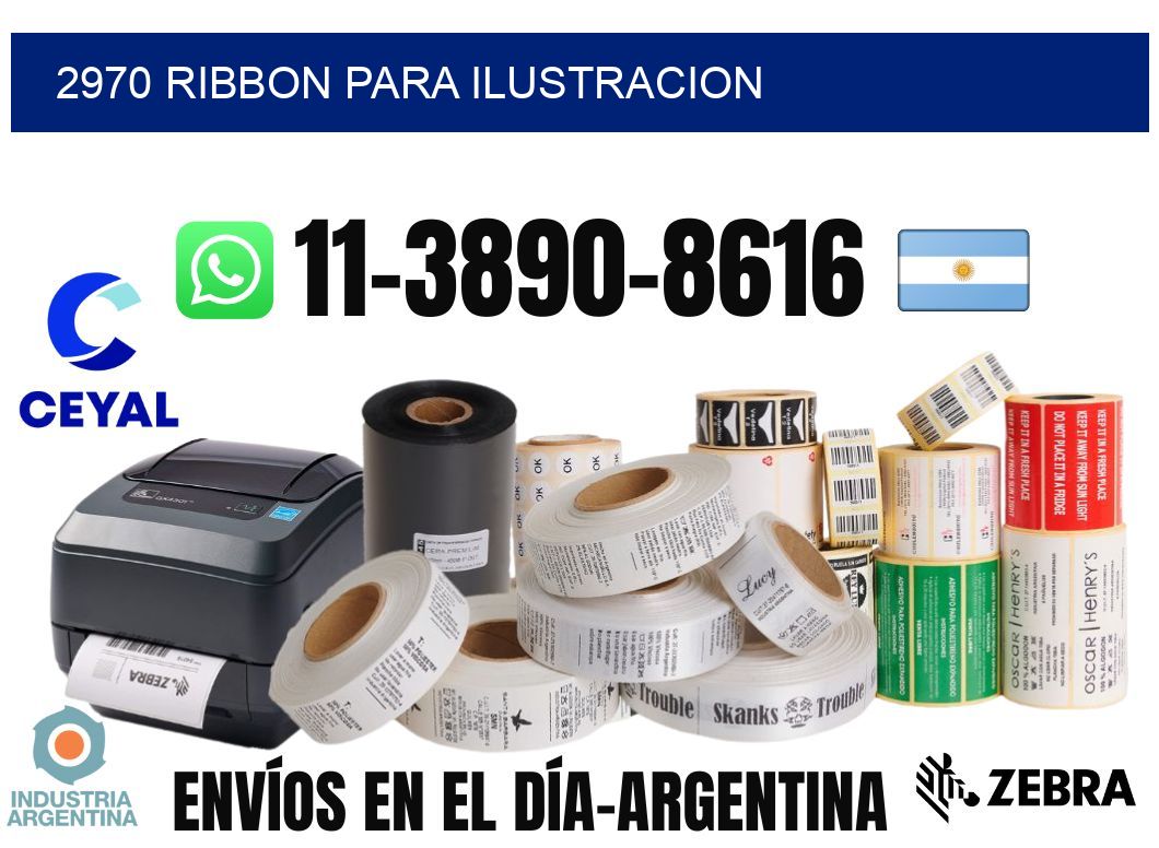 2970 ribbon para ilustracion