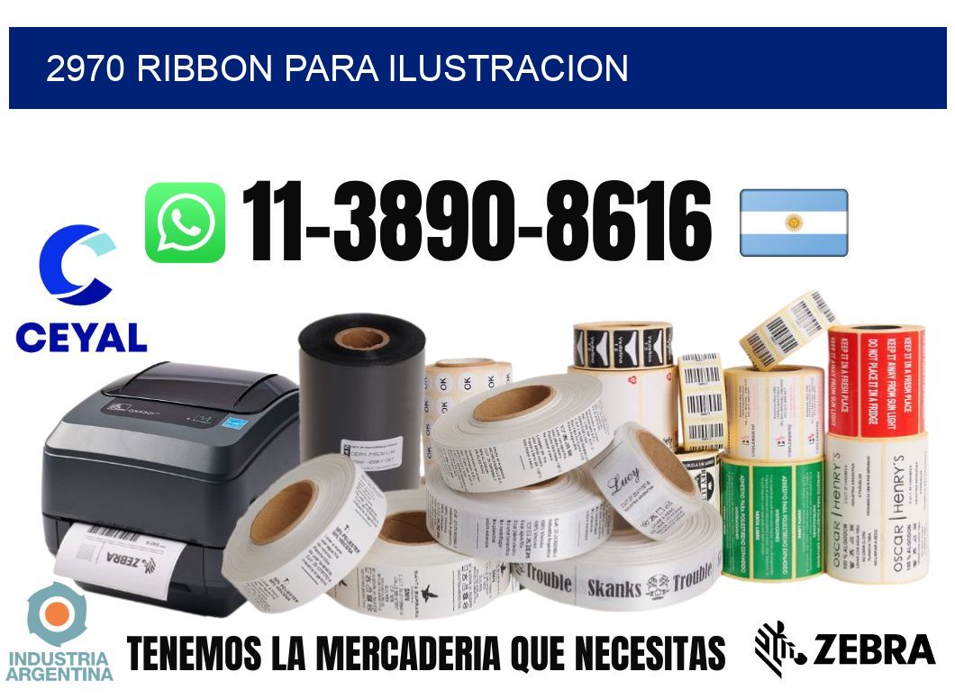 2970 ribbon para ilustracion