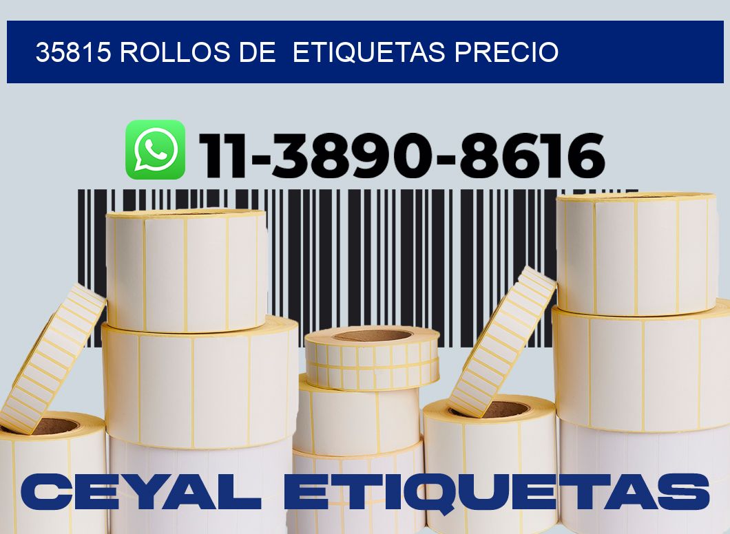35815 rollos de etiquetas precio