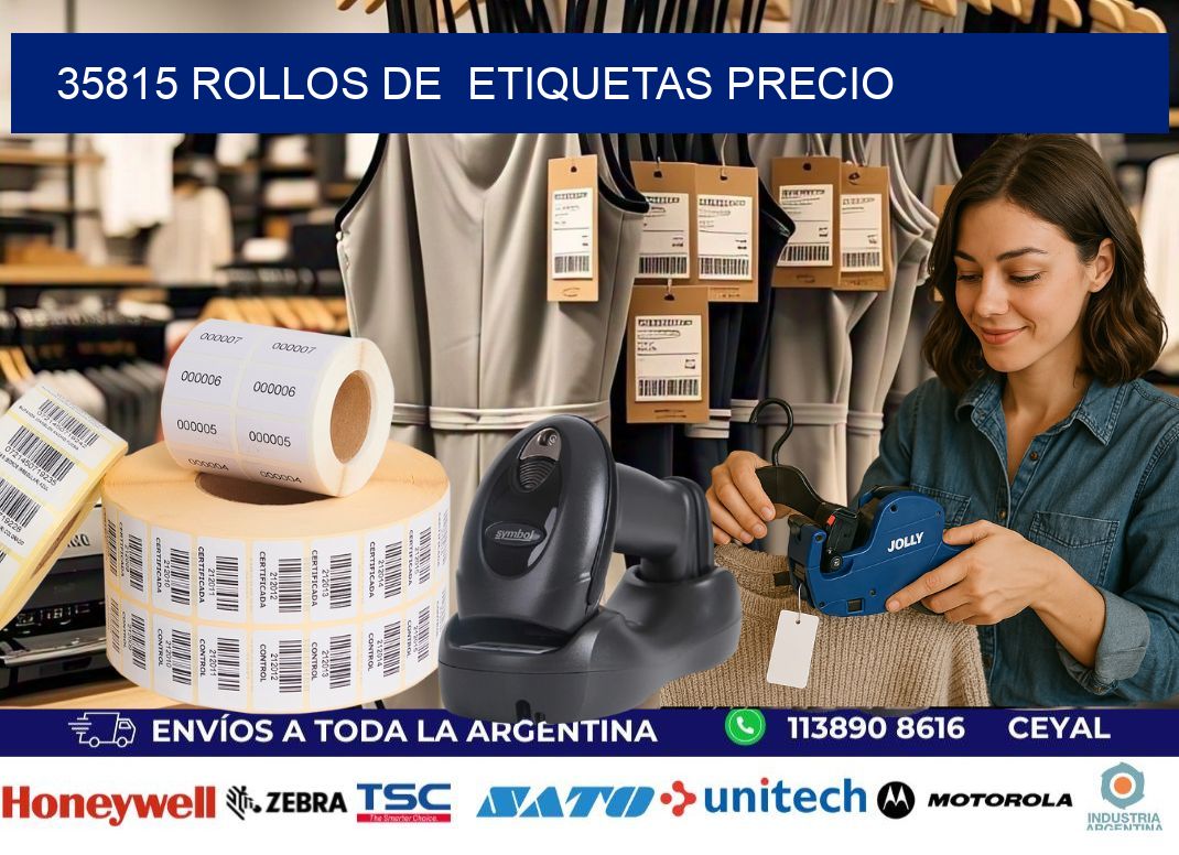 35815 rollos de etiquetas precio