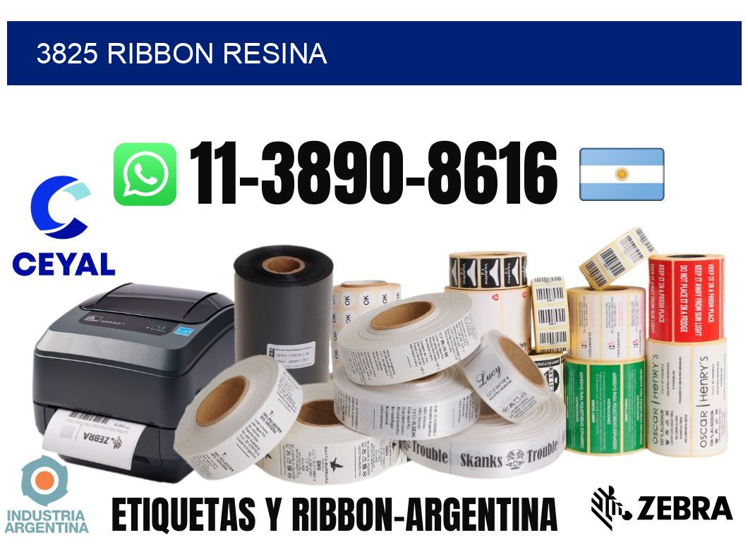 3825 ribbon resina