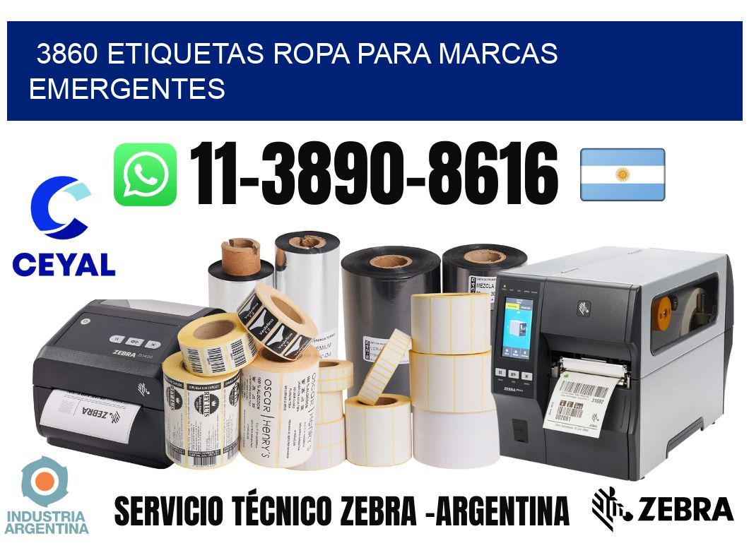 3860 Etiquetas ropa para marcas emergentes