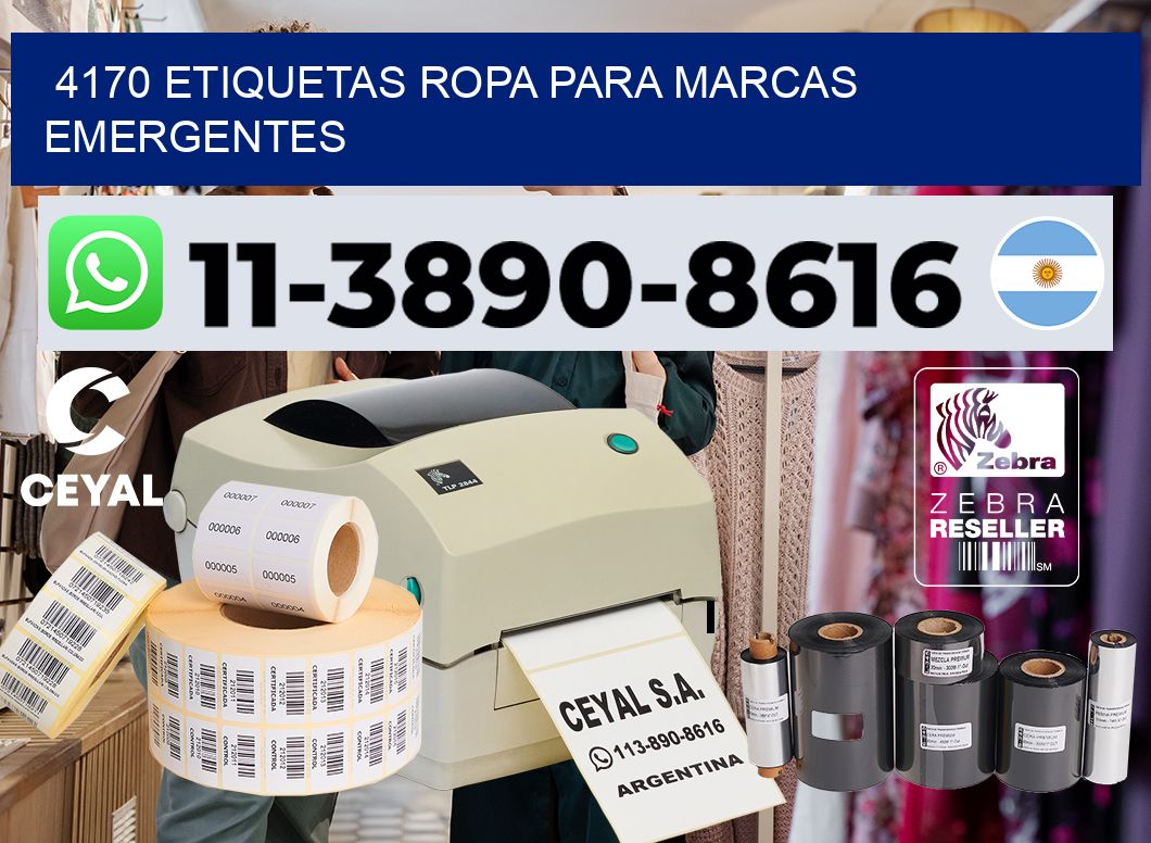 4170 Etiquetas ropa para marcas emergentes