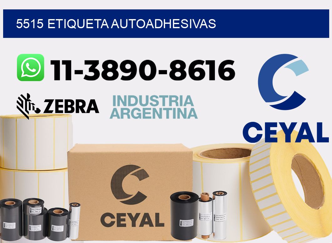5515 etiqueta autoadhesivas