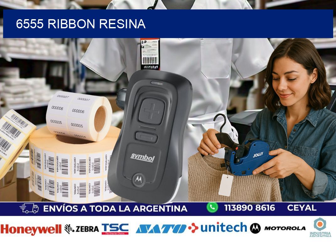 6555 ribbon resina