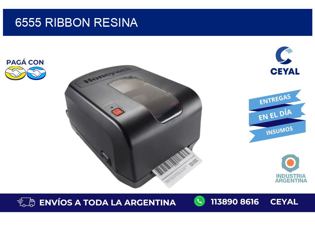 6555 ribbon resina