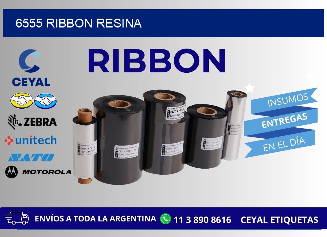 6555 ribbon resina